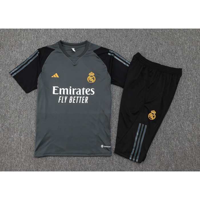 Chandal del Real Madrid Manga Corta 23-24 Verde - Pantalon Corto